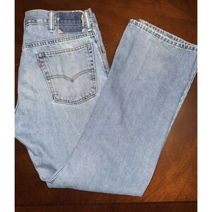 Levi's 517 Mens Boot Cut Jeans 34x32 Regular Fit Light Wash SEE NOTES